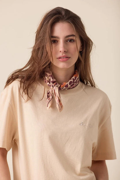 Foulard - Coeur Flamingo apches