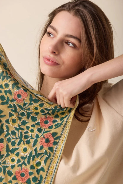 Foulard - Coeur Khaki apaches