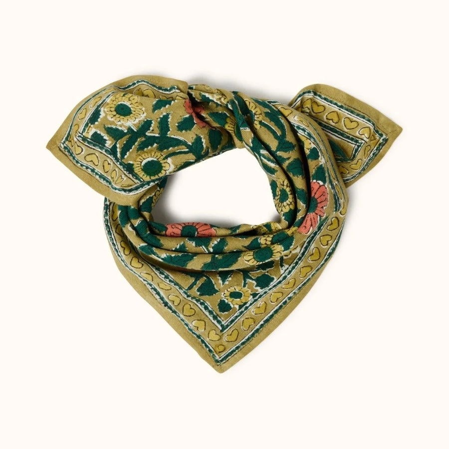 Foulard - Coeur Khaki