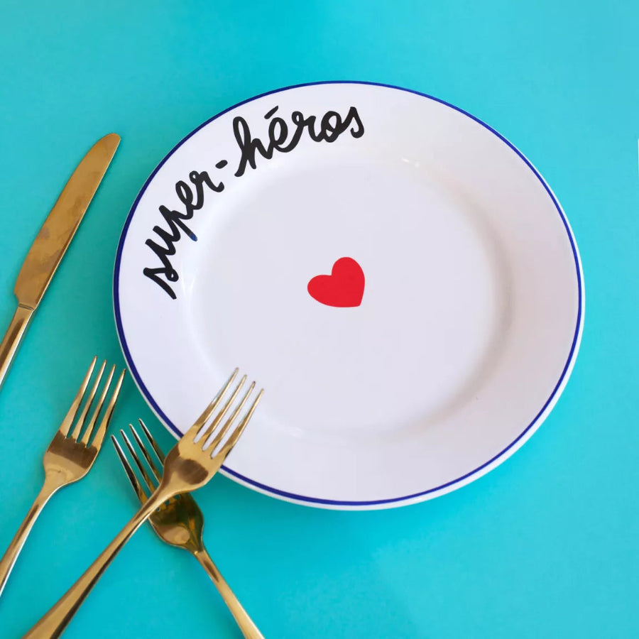 assiette super-héros