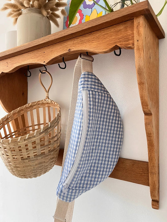 banane carreaux bleus t'es cap upcycling