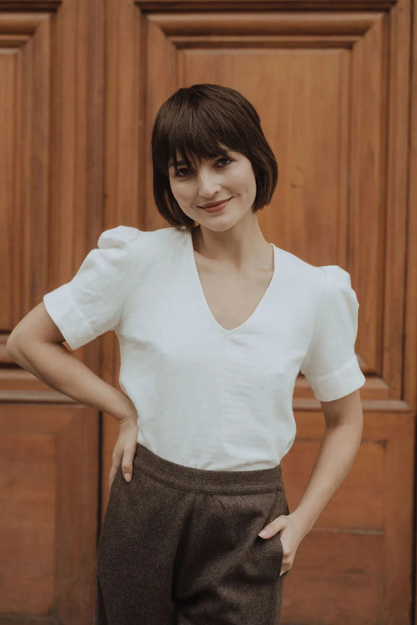 blouse praha blanche sevenlie