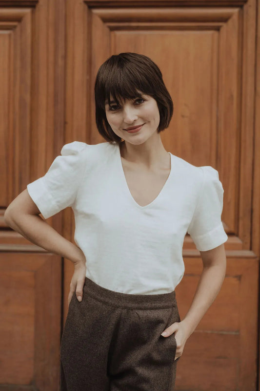 blouse praha blanche sevenlie