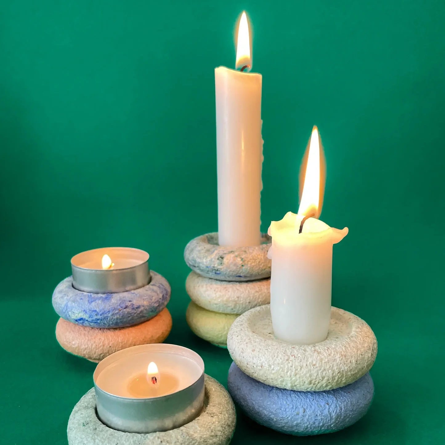 Bougeoir en coquilles d’œuf recyclées&nbsp;