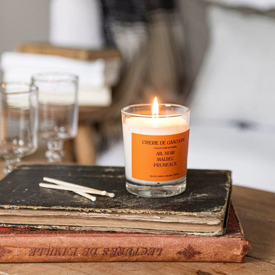 bougie ail noir malbec pruneaux
