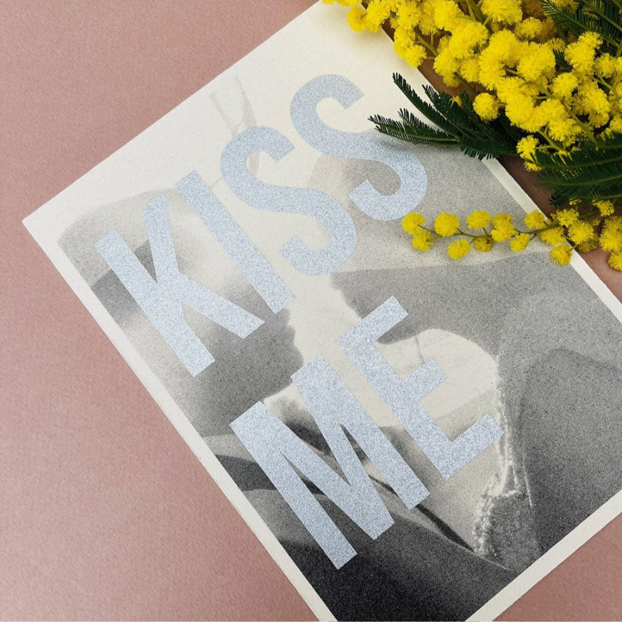 carte et affiche kencre kiss me