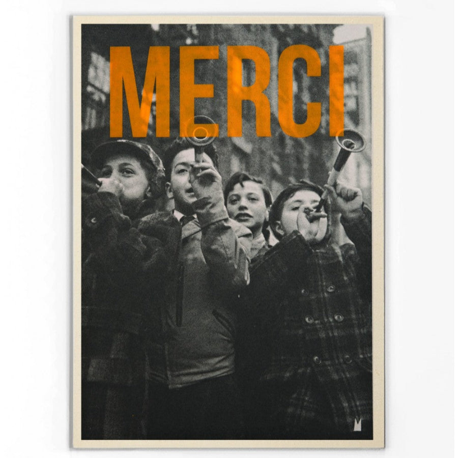 carte kencre en carton bois merci