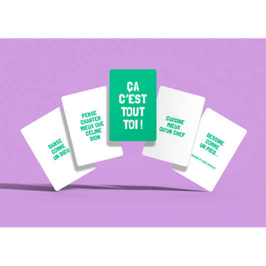 aperçu des cartes du jeu menteur minus