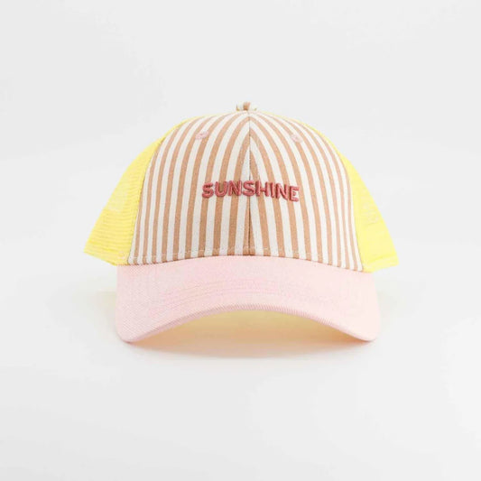 casquette chamaye adulte mixte sunshine rayée