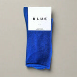 chaussettes pailletées bleu éléctrique