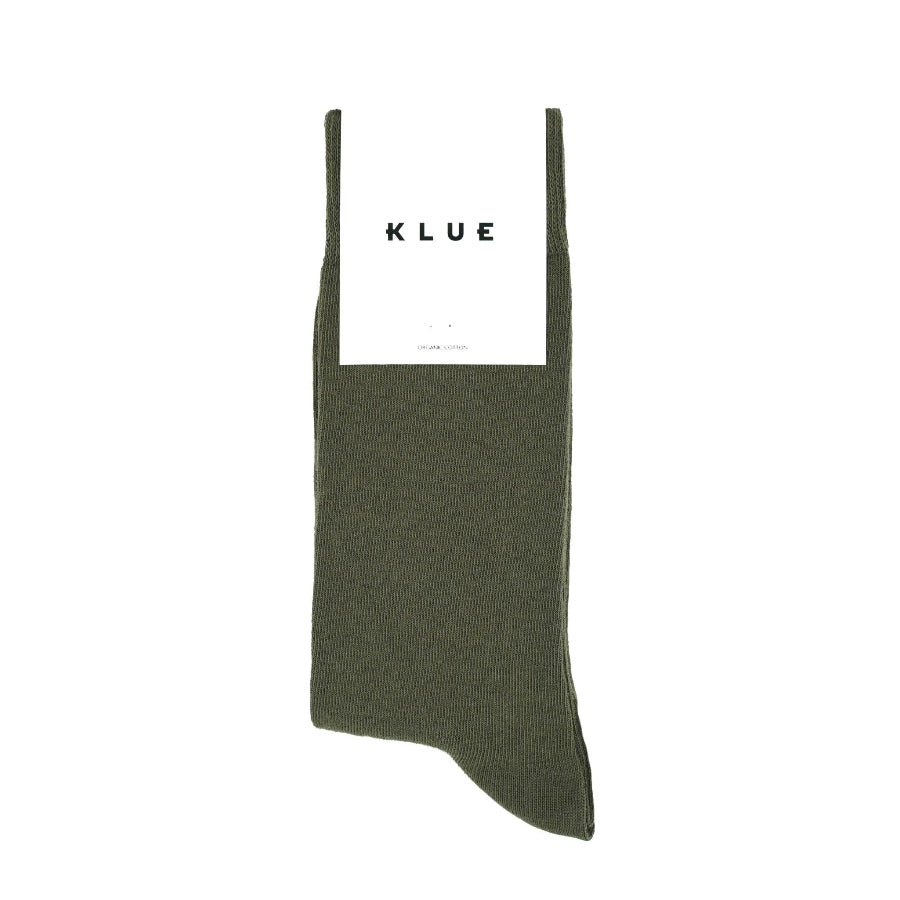 chaussettes coton klue kaki