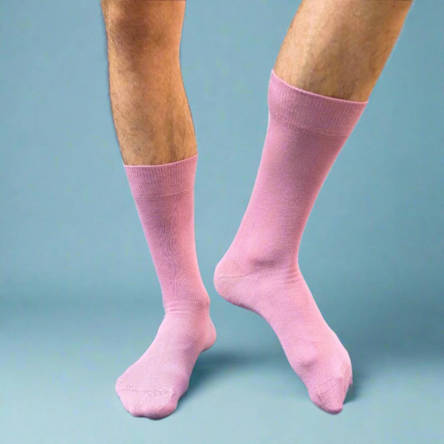 chaussettes coton klue roses