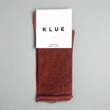 chaussettes pailletées rouge