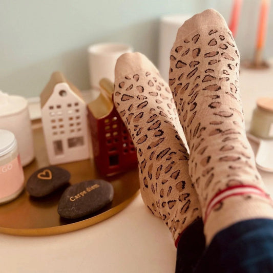 chaussettes léopard