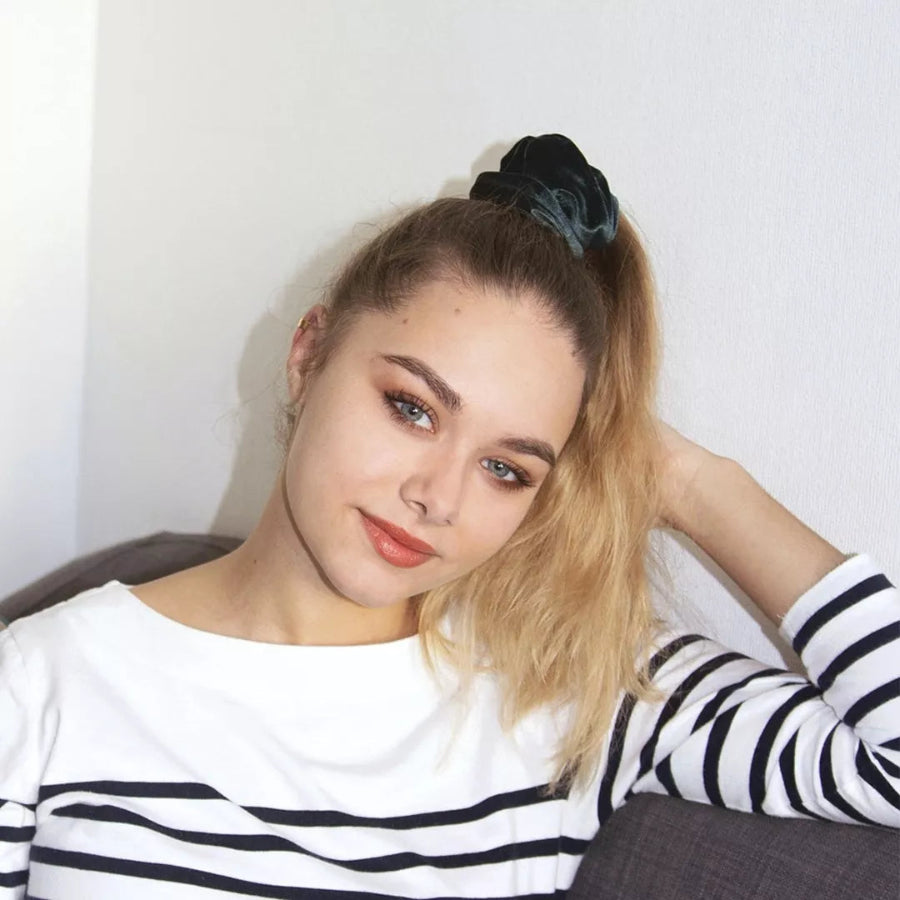 chouchou malachite porté