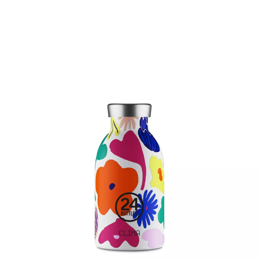 gourde isotherme à fleurs 330ml 24bottles