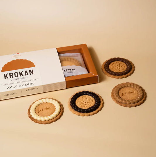 Coffret de 4 biscuits au chocolat - S'aimer