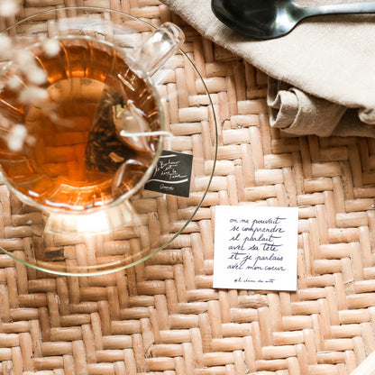 coffret de 20 sachets de thés bio