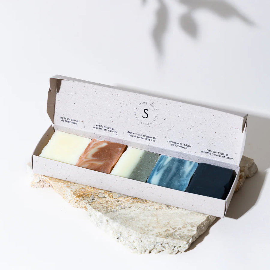 coffret de savons bio sapoe
