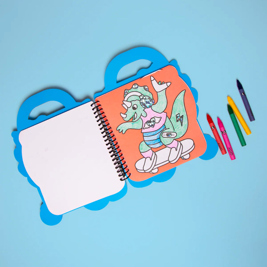 aperçu coloring book dino omy