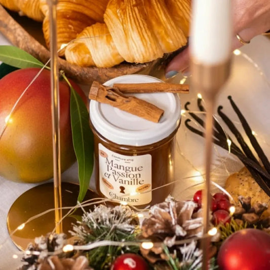 confiture la chambre mangue passion vanille