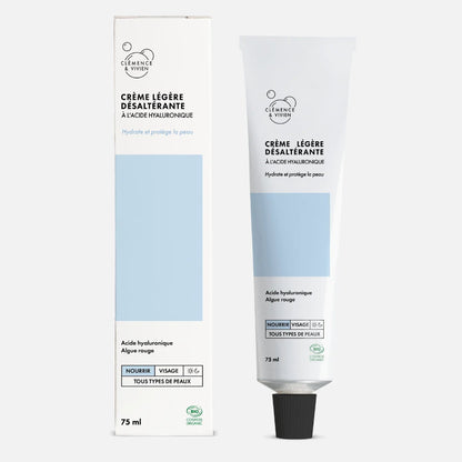 crème visage à l'acide hyaluronique