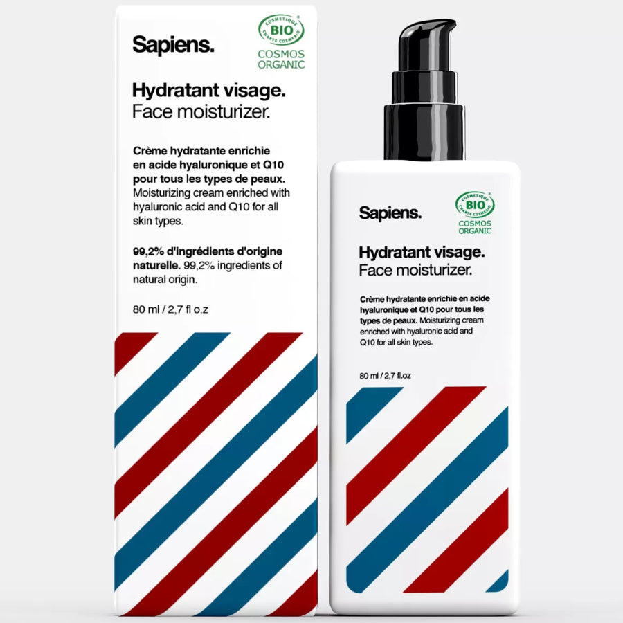 crème hydratante visage et barbe Sapiens