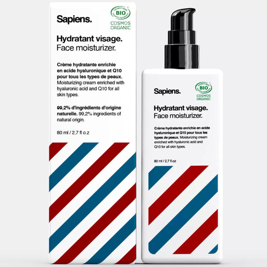 crème hydratante visage et barbe Sapiens
