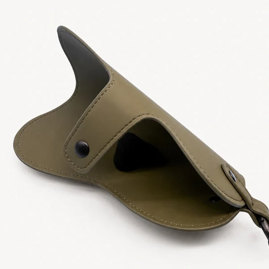 étui lunettes vert kaki