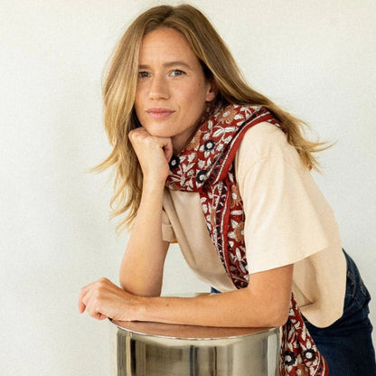 foulard apaches coeur fire porté