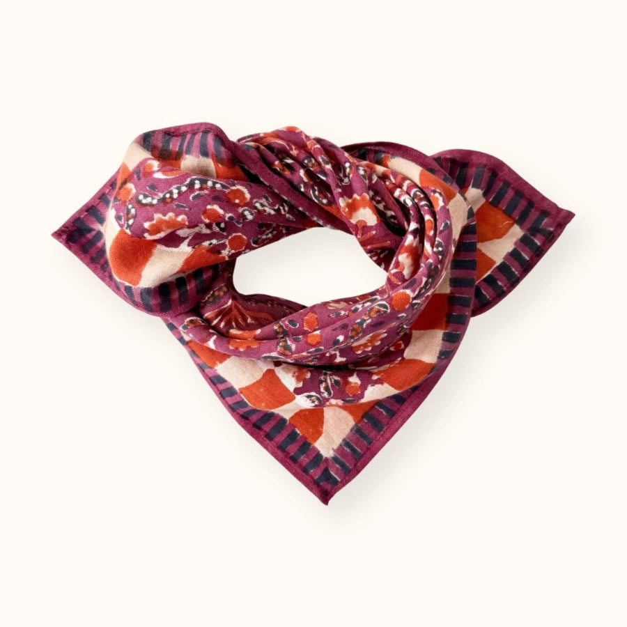 foulard apaches cactus cherry