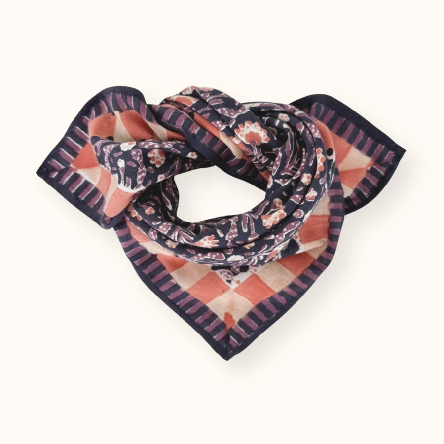 foulard apaches cactus navy