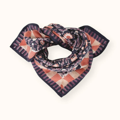 foulard apaches cactus navy