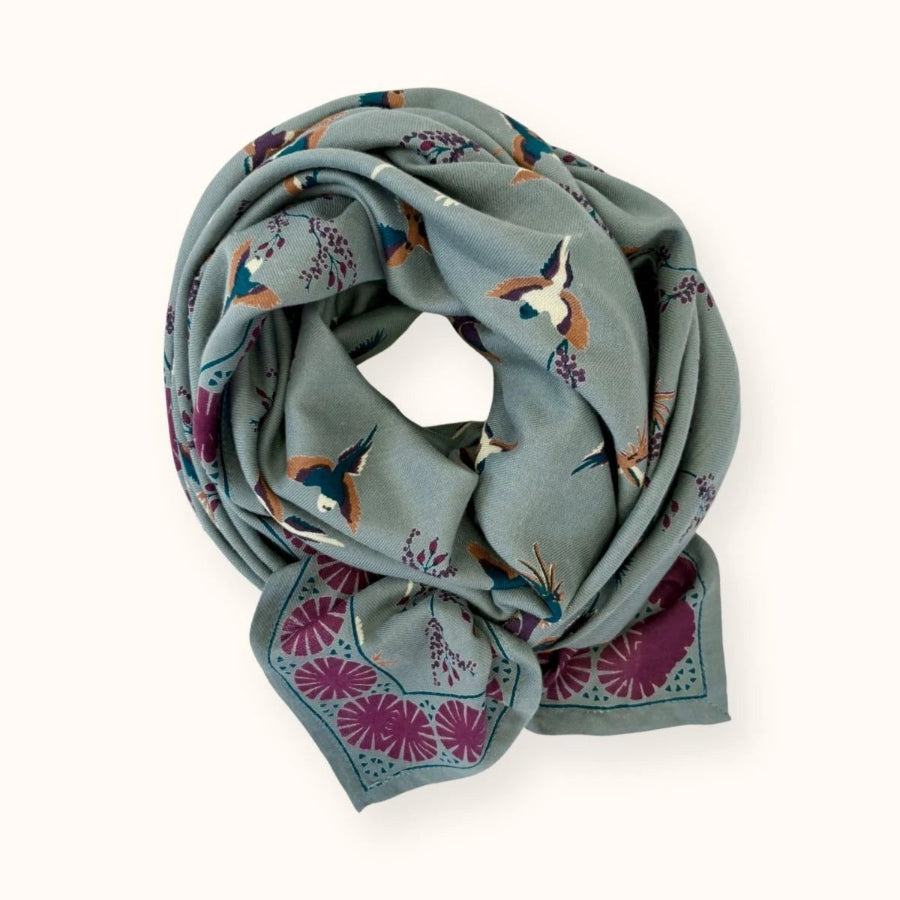 foulard apaches cerisier grey