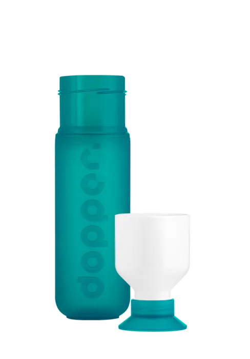 gourde tidal teal avec gobelet intégré