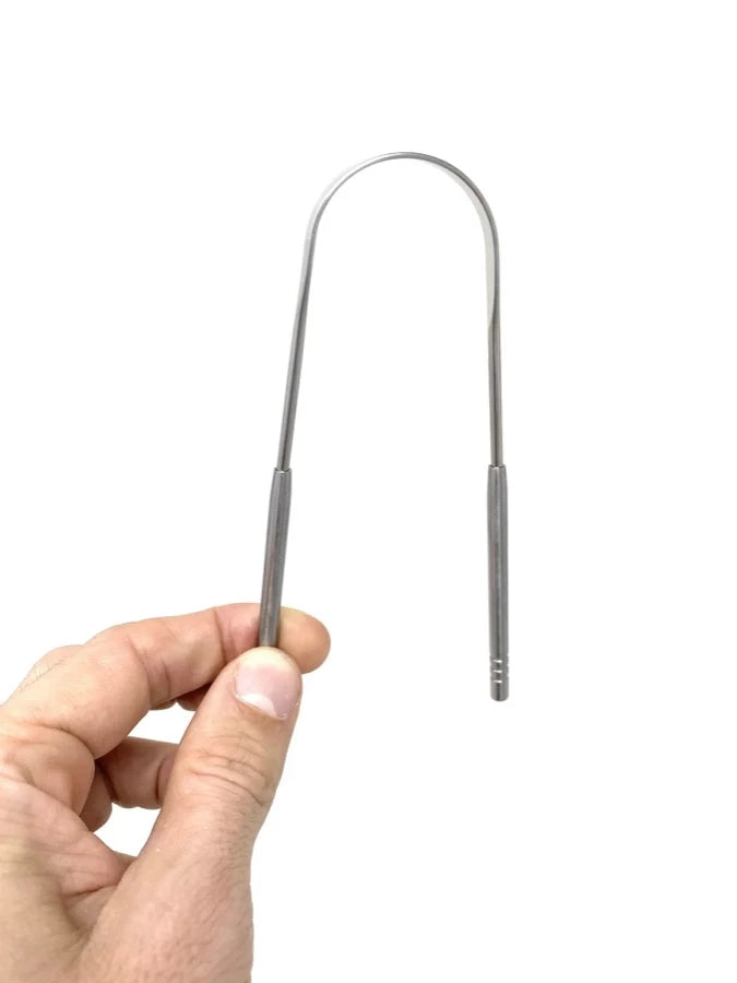 Gratte langue en acier inoxydable