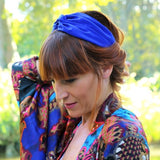 headband Bleu électrique. Marque Laure Derrey