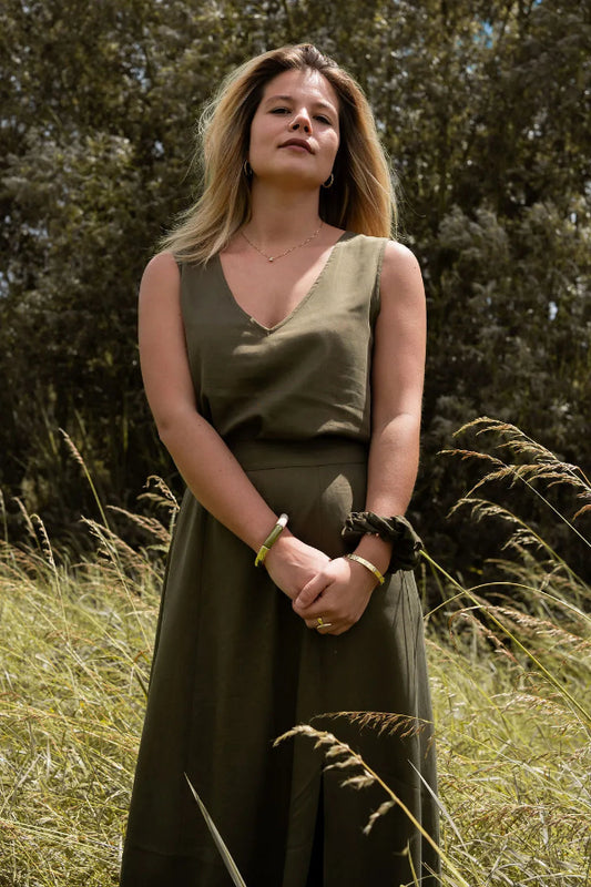 jupe longue etosha kaki sevenlie