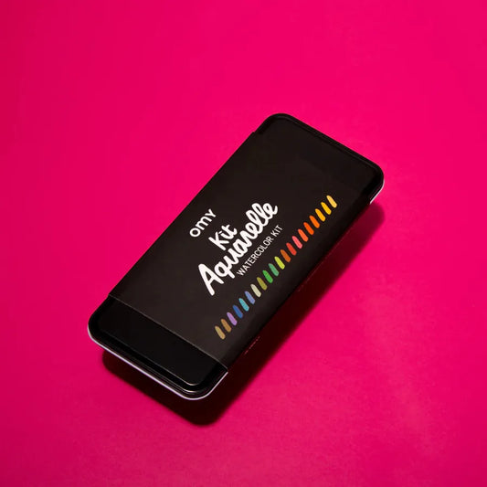 kit aquarelle 24 couleurs omy