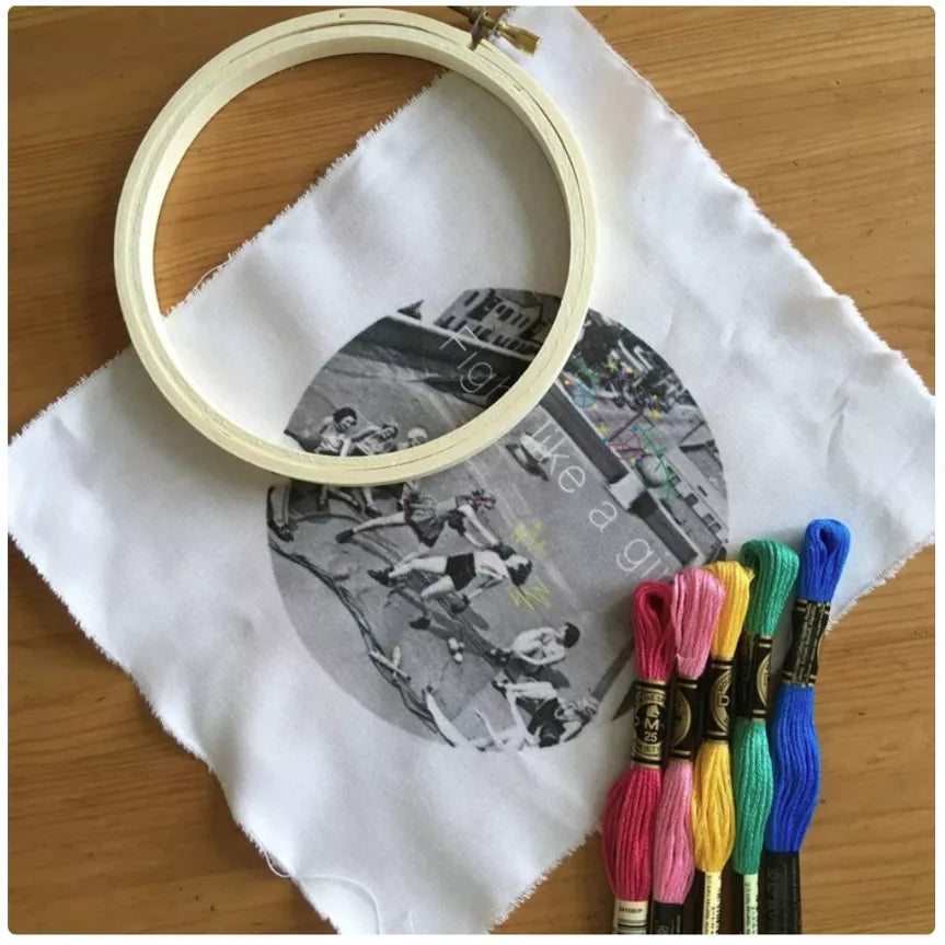 kit de broderie - Fight like a girl