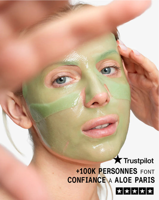 masque visage hydrogel hydratant aloe paris