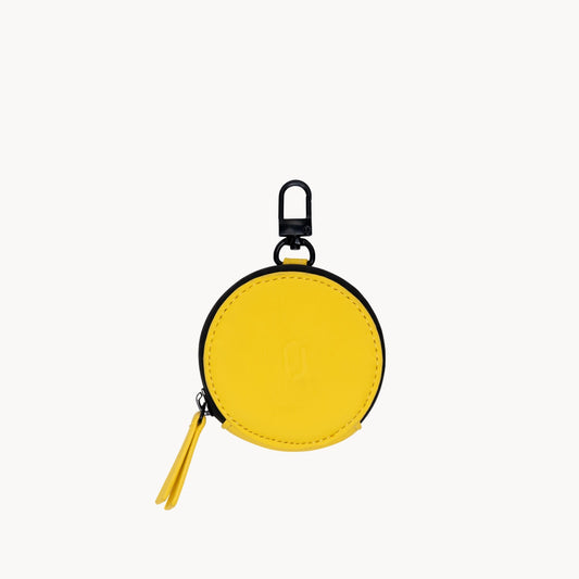mini pochette jaune joomi à accrocher