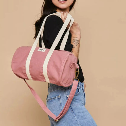 mini sac polochon hindbag rose