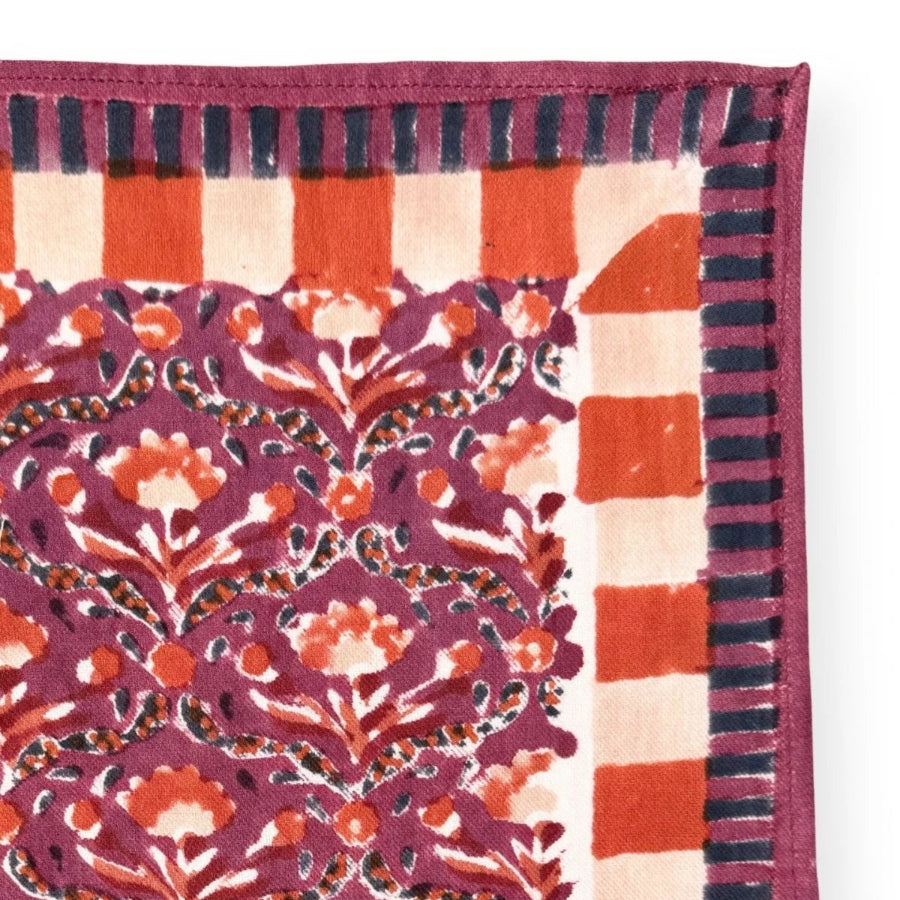 motif foulard apaches cactus cherry