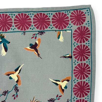 motif foulard apaches cerisier grey