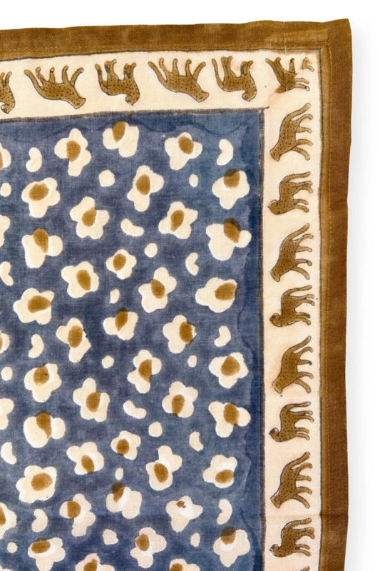 motif foulard léopard météorite