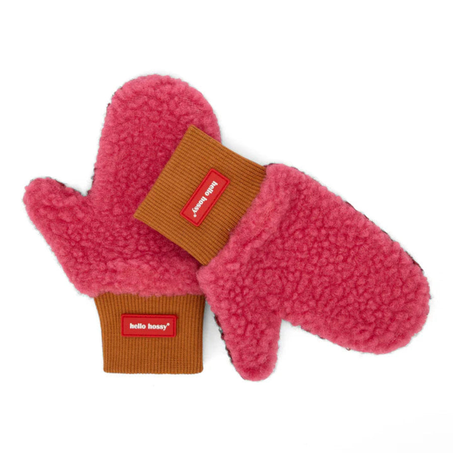moufles roses pour enfants hello hossy