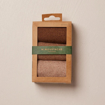 pack de chaussettes marron pour homme