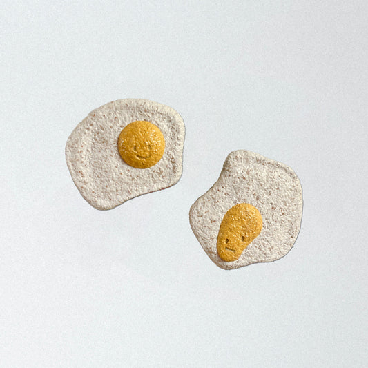 Magnet en coquilles d’œuf recyclées&nbsp; fond blanc