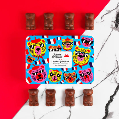 Oursons guimauve chocolat au lait